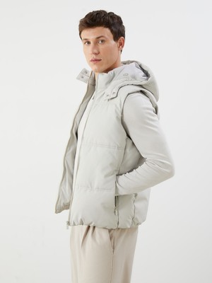 Lc Waikiki Yeni Sezon Standart Kalıp Kapüşonlu Erkek Şişme Yelek