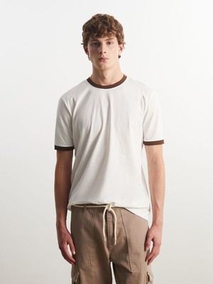 Lc Waikiki Yeni Sezon Bisiklet Yaka Penye Erkek Tişört