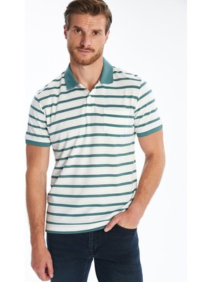 Lc Waikiki Yeni Sezon Polo Yaka Çizgili Erkek Tişört