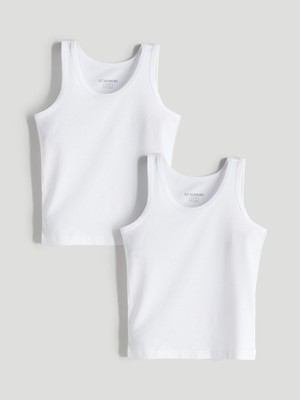 Lc Waikiki Yeni Sezon Basic Erkek Çocuk Atlet 2'li