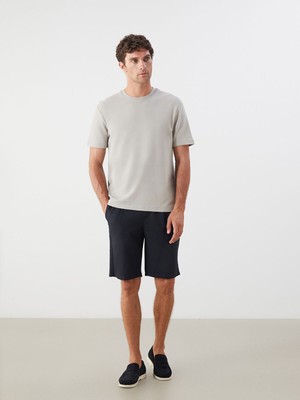 Lc Waikiki Yeni Sezon Standart Kalıp Keten Karışımlı Erkek Şort