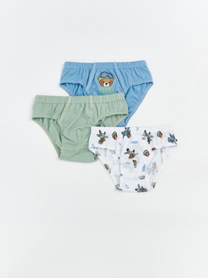 Lc Waikiki Yeni Sezon Baskılı Erkek Çocuk Külot 3'lü