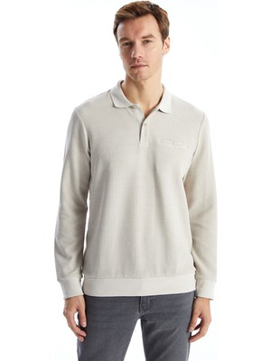 Lc Waikiki Yeni Sezon Polo Yaka Uzun Kollu Erkek Sweatshirt