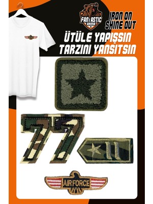 Ütü ile Yapışan Nakış, Süzene, Dokuma Karışık Arma Patch Yama Seti Askeri, Air Force Army Model