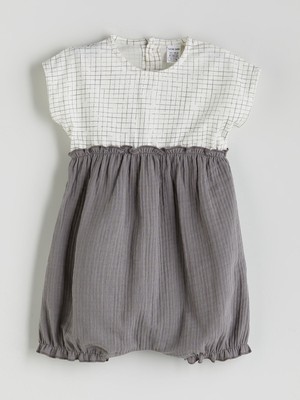 Lc Waikiki Yeni Sezon Bisiklet Yaka Kız Bebek Penye Tulum