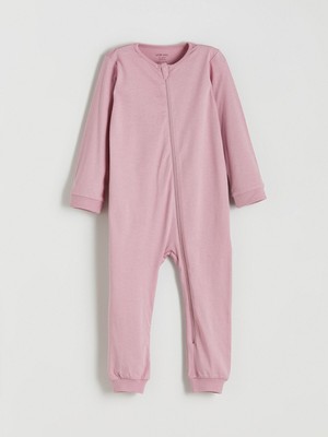 Lc Waikiki Yeni Sezon Bisiklet Yaka Basic Fermuarlı Kız Bebek Tulum