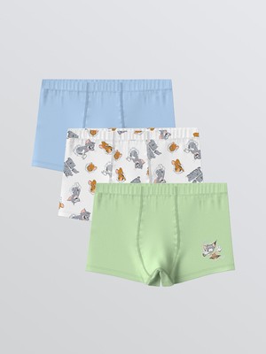 Lc Waikiki Yeni Sezon Tom & Jerry Lisanslı Erkek Çocuk Boxer 3'lü