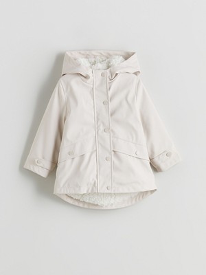 Lc Waikiki Yeni Sezon Kapüşonlu Erkek Bebek Basic Mont