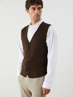 Lc Waikiki Yeni Sezon Standart Kalıp V Yaka Erkek Triko Yelek