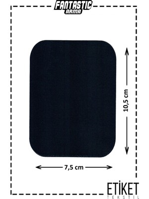 Ütü ile Yapışan Dokuma Arma Patch Giysi & Kıyafetler Için (Siyah) Yama Kolay Uygulama
