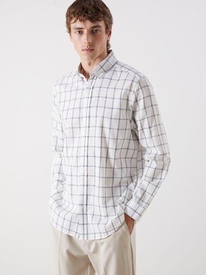 Lc Waikiki Yeni Sezon Regular Fit Uzun Kollu Ekose Erkek Gömlek