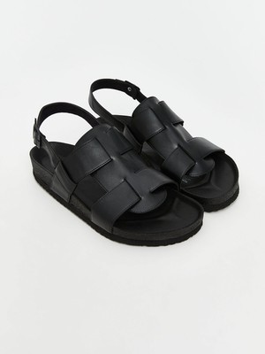 Lc Waikiki Yeni Sezon Deri Görünümlü Kadın Sandalet