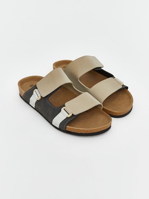 Lc Waikiki Yeni Sezon Çift Bantlı Cırt Cırtlı Erkek Terlik