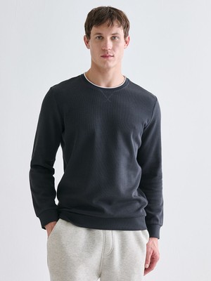 Lc Waikiki Yeni Sezon Bisiklet Yaka Uzun Kollu Erkek Sweatshirt