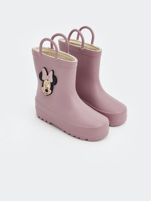 Lc Waikiki Yeni Sezon Minnie Mouse Baskılı Kız Bebek Yağmur Botu