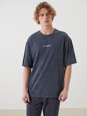 Lc Waikiki Yeni Sezon Bisiklet Yaka Kısa Kollu Baskılı Penye Erkek Tişört