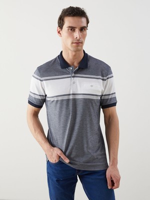 Lc Waikiki Yeni Sezon Polo Yaka Çizgili Pike Erkek Tişört