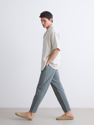 Lc Waikiki Yeni Sezon Rahat Kalıp Keten Görünümlü Erkek Pantolon