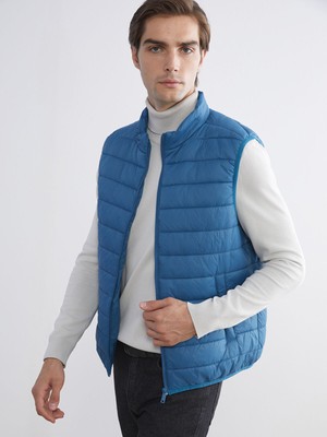 Lc Waikiki Yeni Sezon Standart Kalıp Dik Yaka Erkek Şişme Yelek