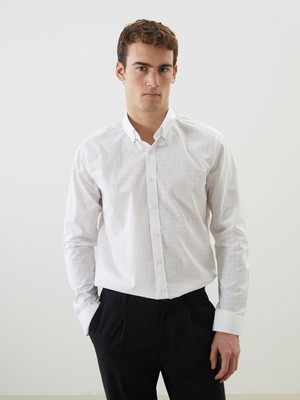 Lc Waikiki Yeni Sezon Regular Fit Uzun Kollu Ekose Erkek Gömlek