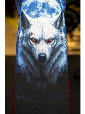 Pamuklu Yeni Nesil Fitness Spor Havlusu - Dijital Baskılı - Hızlı Kuruyan Mikrofiber | Kurt