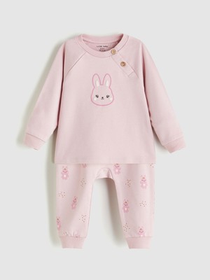 Lc Waikiki Yeni Sezon Baskılı Kız Bebek Pijama Takımı