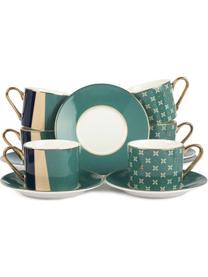 Mademe Chic 6'lı Porselen Kahve Fincanı
