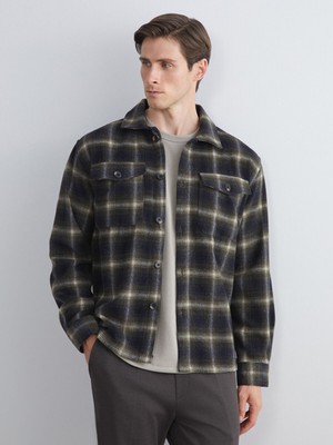 Lc Waikiki Yeni Sezon Regular Fit Uzun Kollu Ekose Erkek Gömlek Ceket