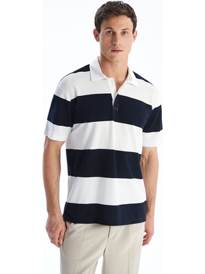 Lc Waikiki Yeni Sezon Polo Yaka Çizgili Pike Erkek Tişört