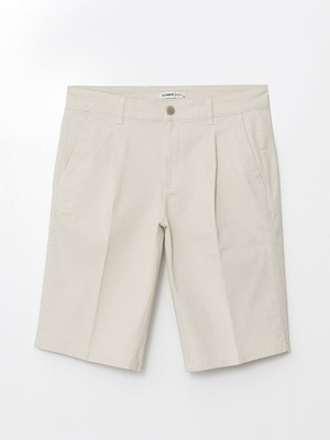 Lc Waikiki Yeni Sezon Rahat Kalıp Gabardin Erkek Bermuda Şort