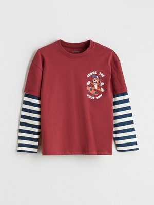 Lc Waikiki Yeni Sezon Bisiklet Yaka Erkek Çocuk Tişört