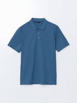Lc Waikiki Yeni Sezon Polo Yaka Merserize Görünümlü Erkek Tişört