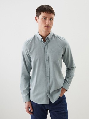 Lc Waikiki Yeni Sezon Regular Fit Uzun Kollu Gabardin Erkek Gömlek