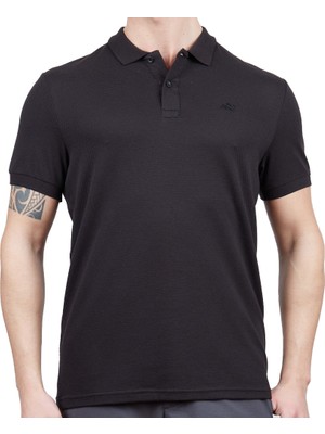 Erkek Polo Yaka Tişört - Roc - Siyah (600603)