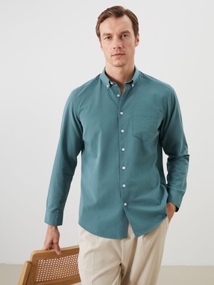 Lc Waikiki Yeni Sezon Regular Fit Uzun Kollu Poplin Erkek Gömlek