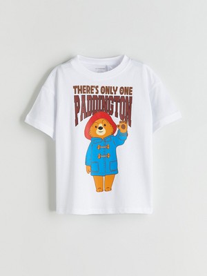 Lc Waikiki Yeni Sezon Bisiklet Yaka Baskılı Erkek Çocuk Tişört