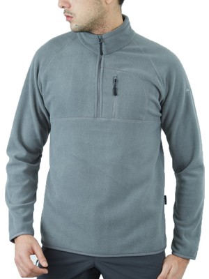 Alpinist Gamma Fermuarlı Erkek Polar Sweet Gri (600508)