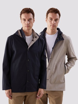 Lc Waikiki Yeni Sezon Standart Kalıp Kapüşonlu Erkek Yağmurluk