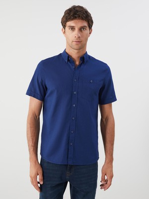 Lc Waikiki Yeni Sezon Regular Fit Keten Karışımlı Erkek Gömlek