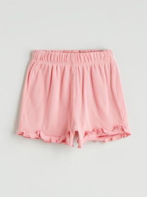 Lc Waikiki Yeni Sezon Beli Lastikli Basic Kız Bebek Şort