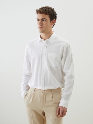 Lc Waikiki Yeni Sezon Regular Fit Uzun Kollu Gabardin Erkek Gömlek