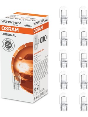 Osram 7505 Ampul W21W 21W 93 Dipsiz - 10 Adet