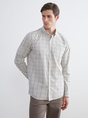 Lc Waikiki Yeni Sezon Regular Fit Uzun Kollu Ekose Poplin Erkek Gömlek