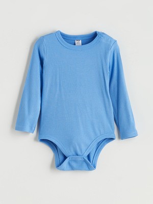 Lc Waikiki Yeni Sezon Bisiklet Yaka Kız Bebek Çıtçıtlı Body