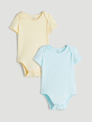 Lc Waikiki Yeni Sezon Basic Erkek Bebek Çıtçıtlı Body 2'li
