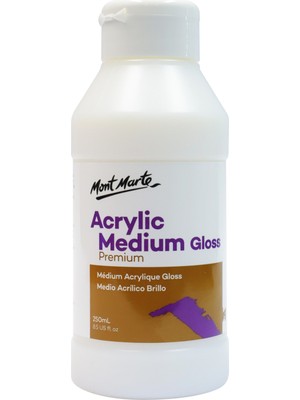 MONT MARTE Akrilik Medium Gloss Premium 250ml (Parlak)