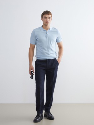 Lc Waikiki Yeni Sezon Standart Kalıp %100 Keten Erkek Pantolon