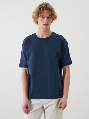 Lc Waikiki Yeni Sezon Bisiklet Yaka Kısa Kollu Baskılı Erkek Sweatshirt