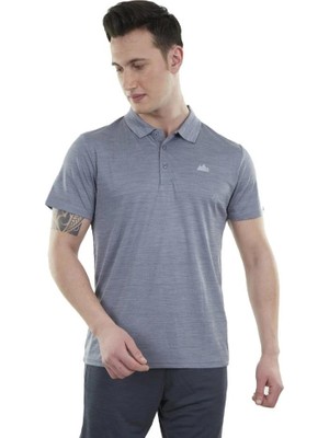 Spor Erkek Polo Yaka Tişört - Hızlı Kuruyan Tişört - Ultra Dry Gri (600613)