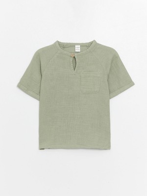 Lc Waikiki Yeni Sezon Bisiklet Yaka Kısa Kollu Erkek Bebek Tişört